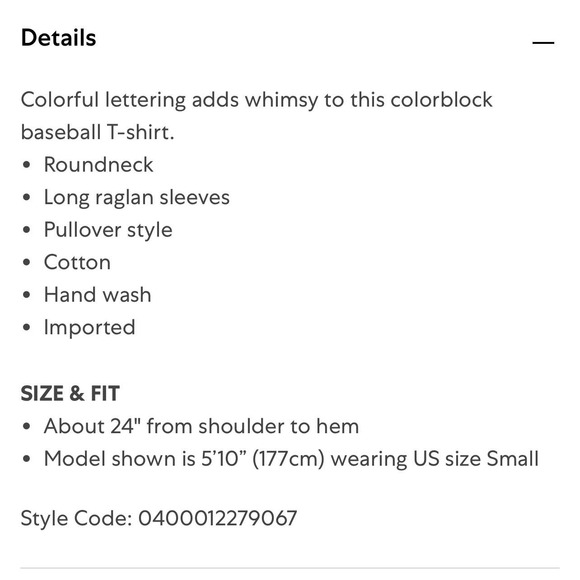 Chaser LOVE Raglan Tee Womens Medium Rainbow Black White Long Sleeve - Picture 7 of 7